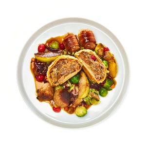 Plant-based 'Pork' Cranberry & Date En Croute -  Clearance
