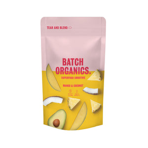 Batch Organics Mango and Coconut Smoothie Kit