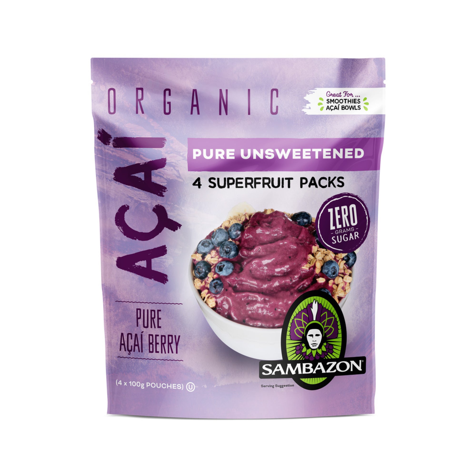 Premium Sambazon Acai Superfruit Packs | Vegetarian Express